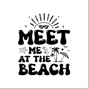 Meet me at the Beach Posters and Art